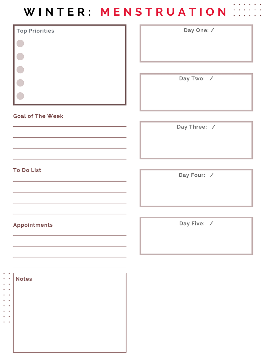 Sync To Your Menstrual Cycle product image (4)