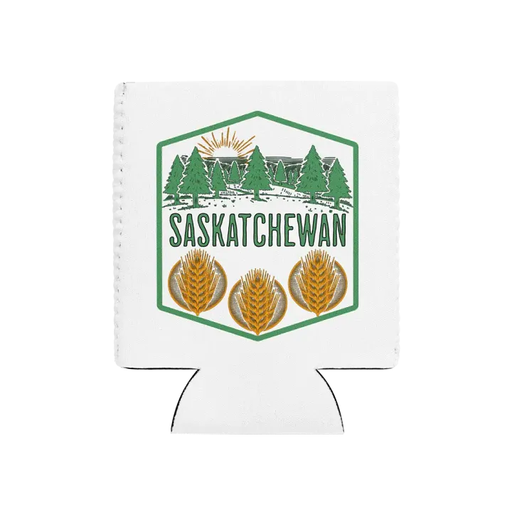 Saskatchewan Tree Wheat Forest Can Cooler product image (1)
