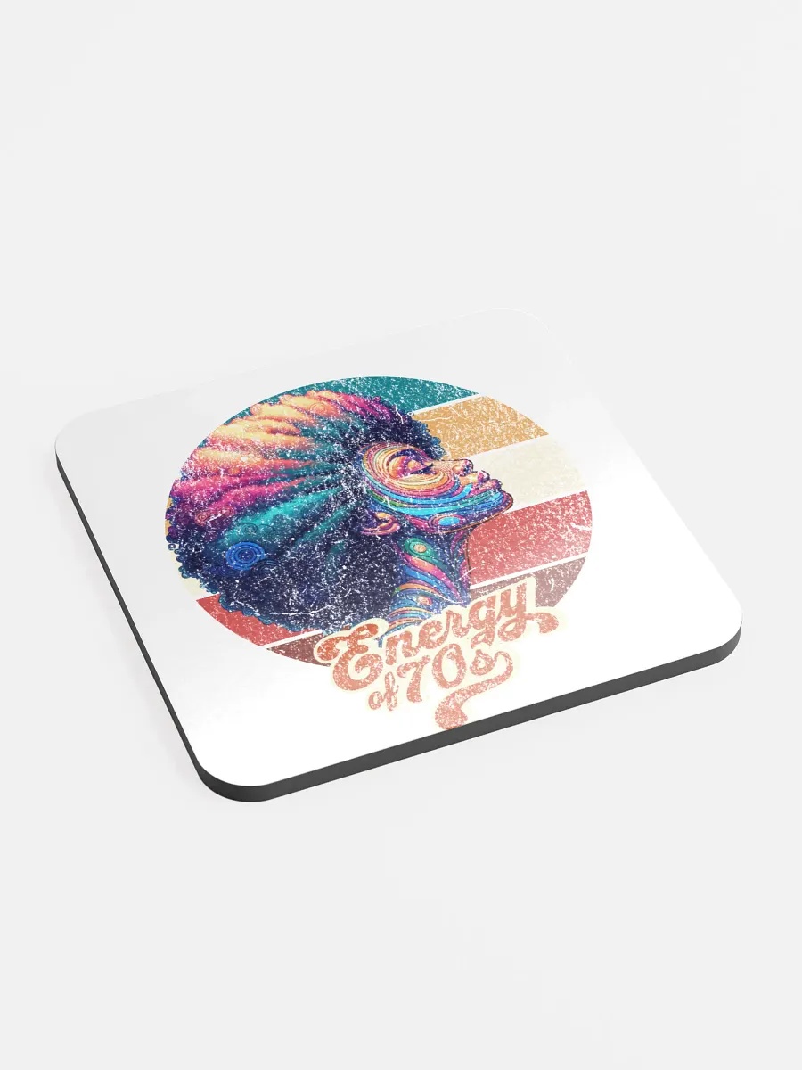 Retro Vibes Cork Coaster product image (2)