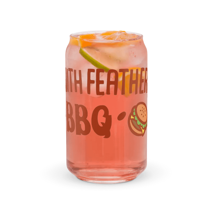 Fun with Feather BBQ Glass product image (7)