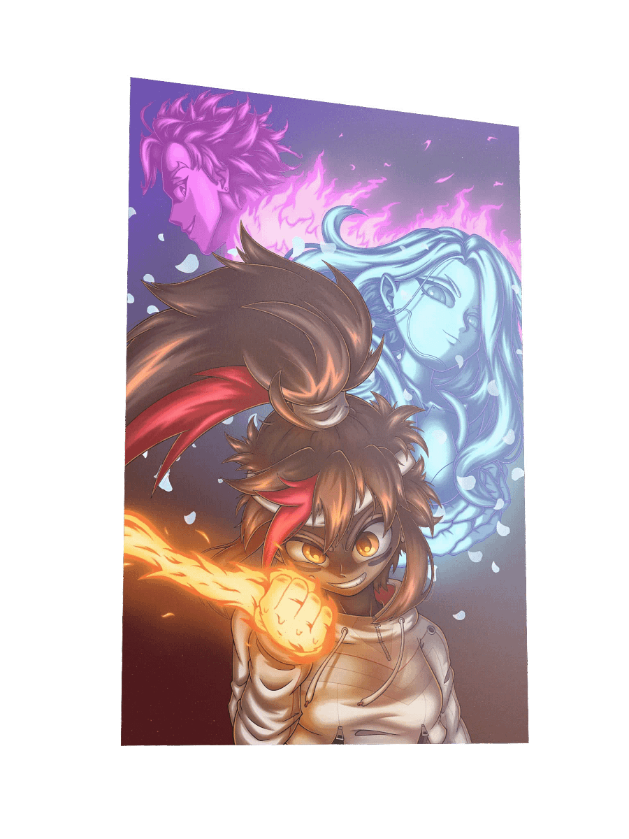 (12" x 18") Juliette, Kai & Estelle Print product image (2)