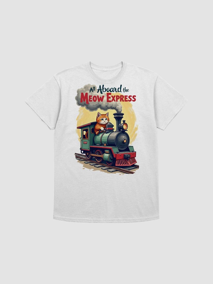 All Aboard the Meow Express T-Shirt product image (1)