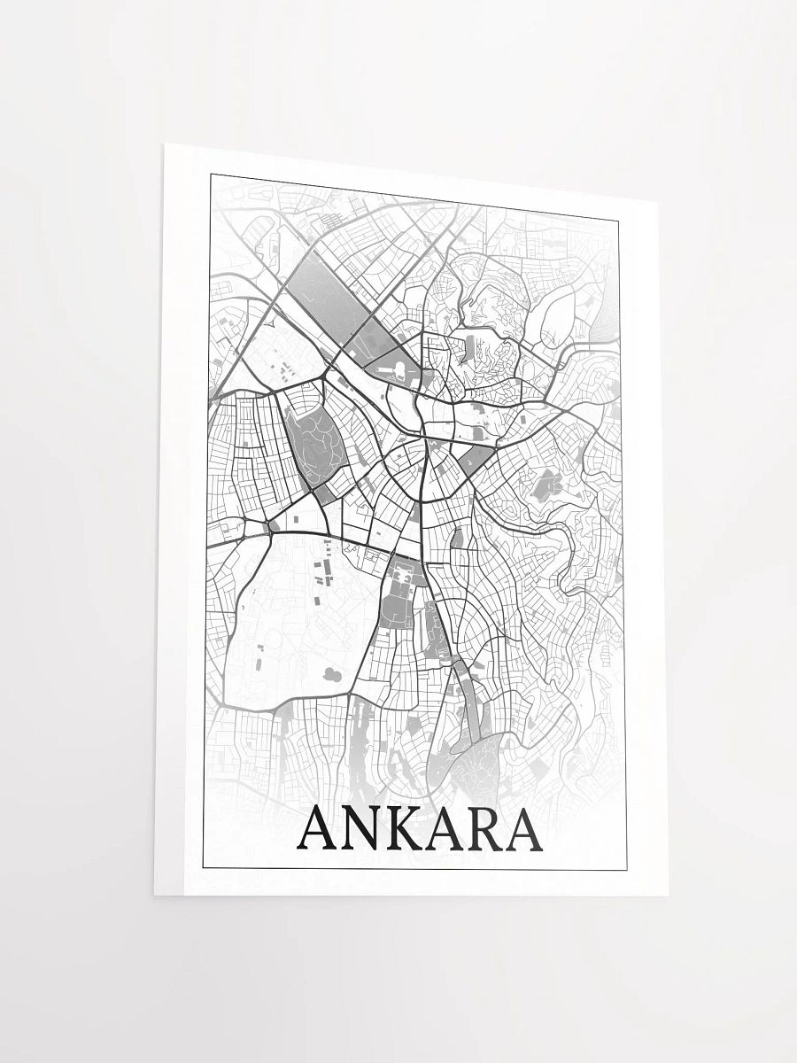 Ankara, Türkiye, city map print product image (13)