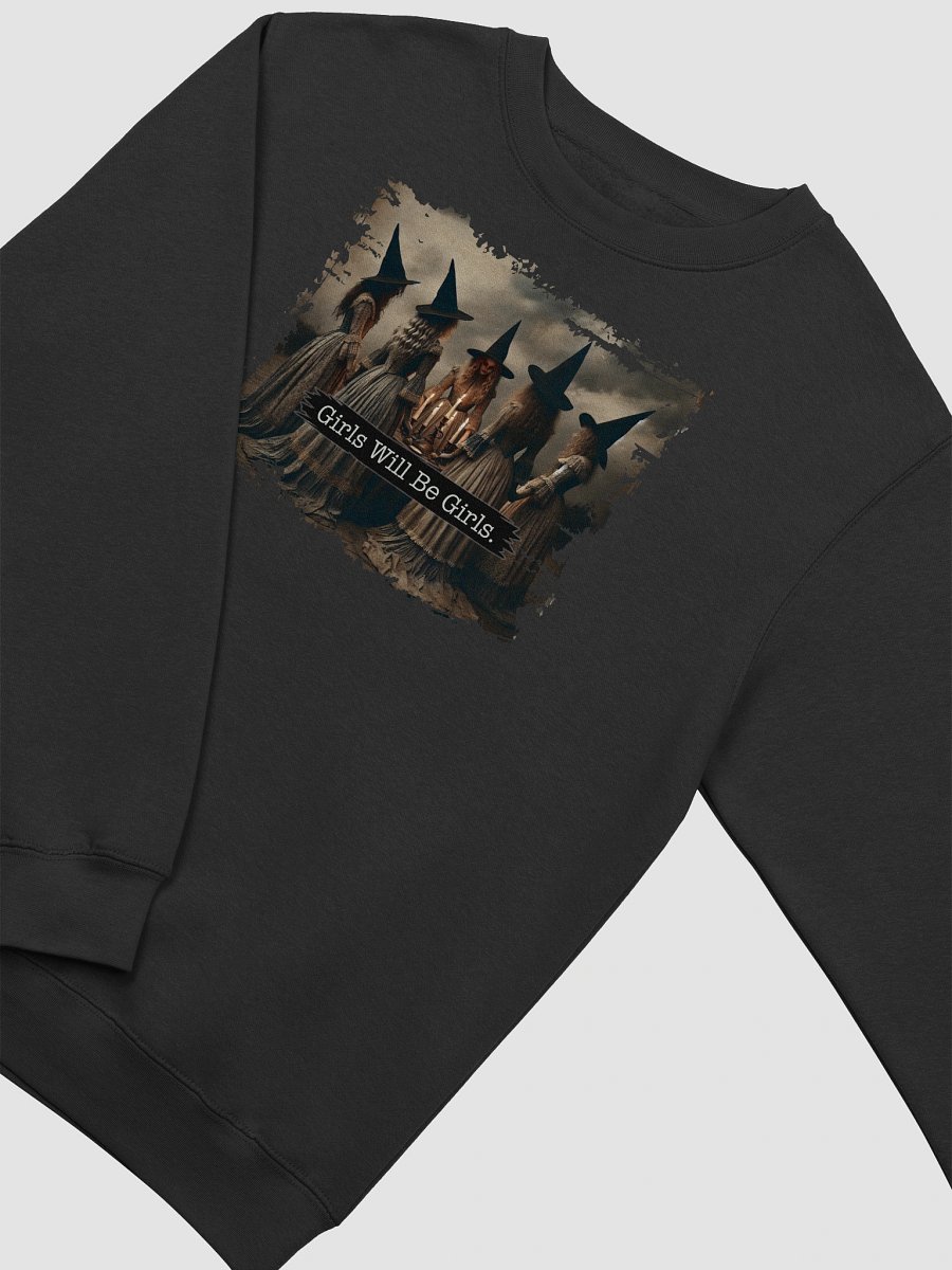 Halloween Witches Girls Will Be Girls Long Sleeve Sweatshirt product image (14)