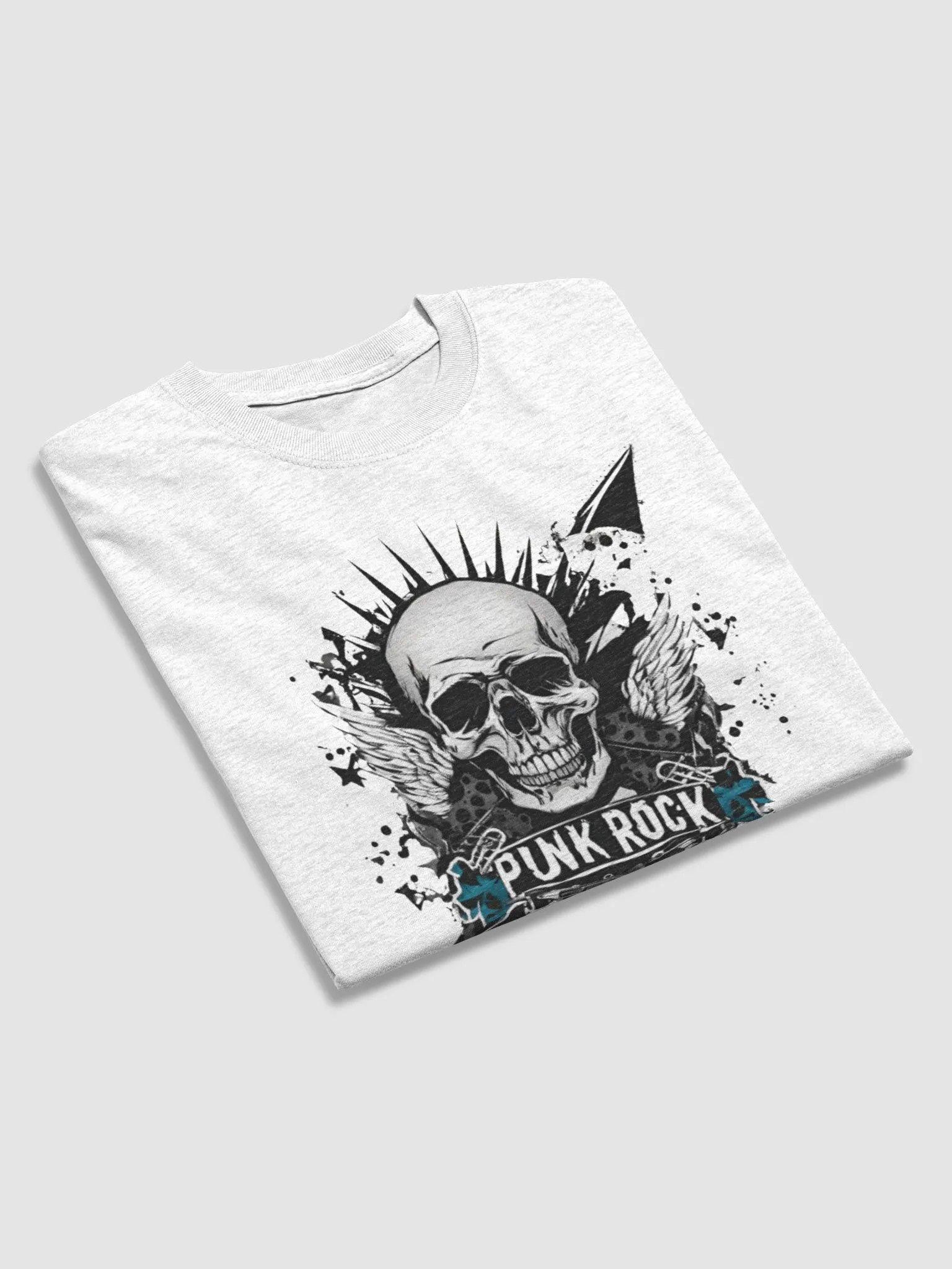 Punk Rock Skull Wings T-Shirt product image (4)