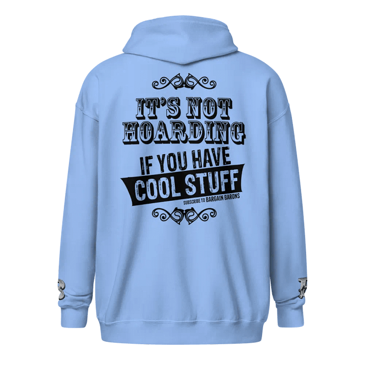 ITS NOT HOARDING (Zipper Hoodie - Light) product image (2)