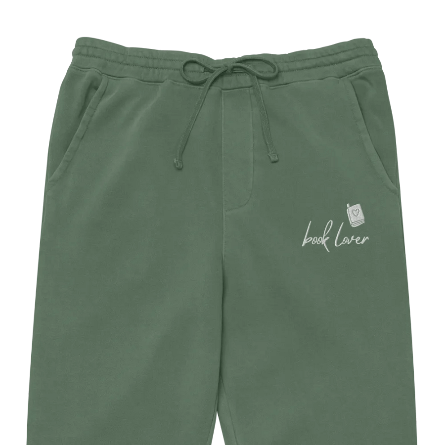 Book Lover | Embroidered Premium Joggers product image (7)