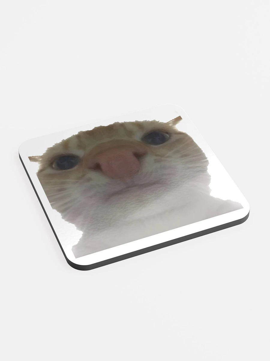 Glossed Cork Coaster: Meme Cats 2 product image (2)