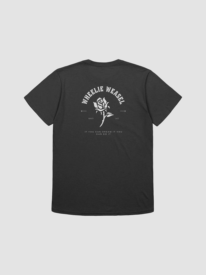 Rose Stencil Wheelie Weasel T-Shirt product image (2)
