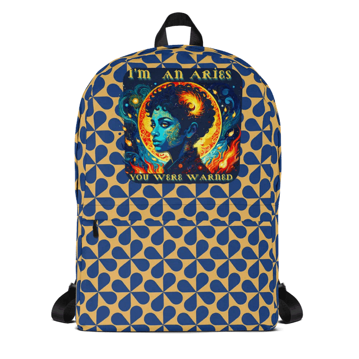 Aries 2025, You Were Warned, Backpack product image (1)
