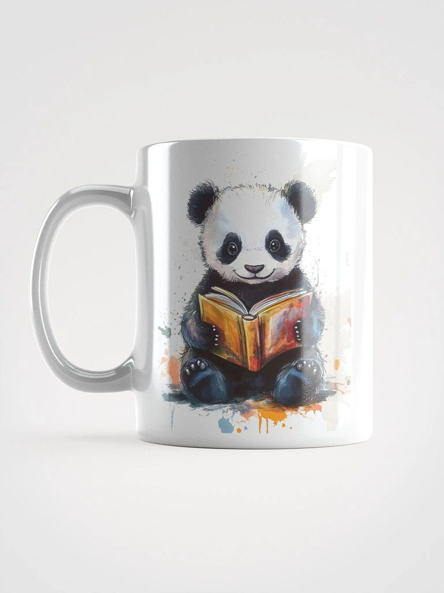 Colorful Baby Panda Reading Mug product image (16)