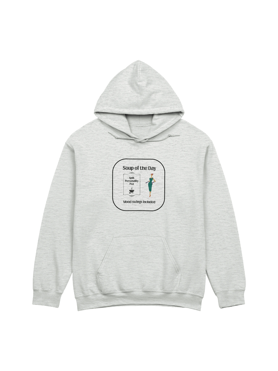 Soup of the Day: Split Personality Pea | Funny Mood Swings Hoodie product image (3)