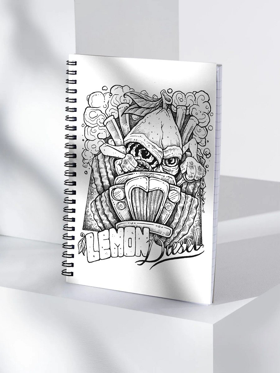 Lemon Diesel Spiral Notebook product image (4)