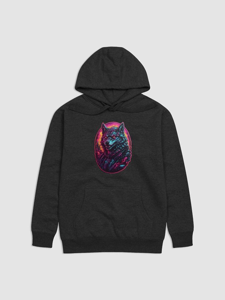 Neon Wolf Unisex Premium Hoodie product image (3)