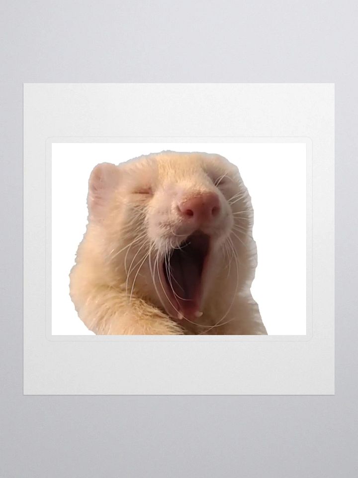 Hunter Yawn Sticker product image (2)
