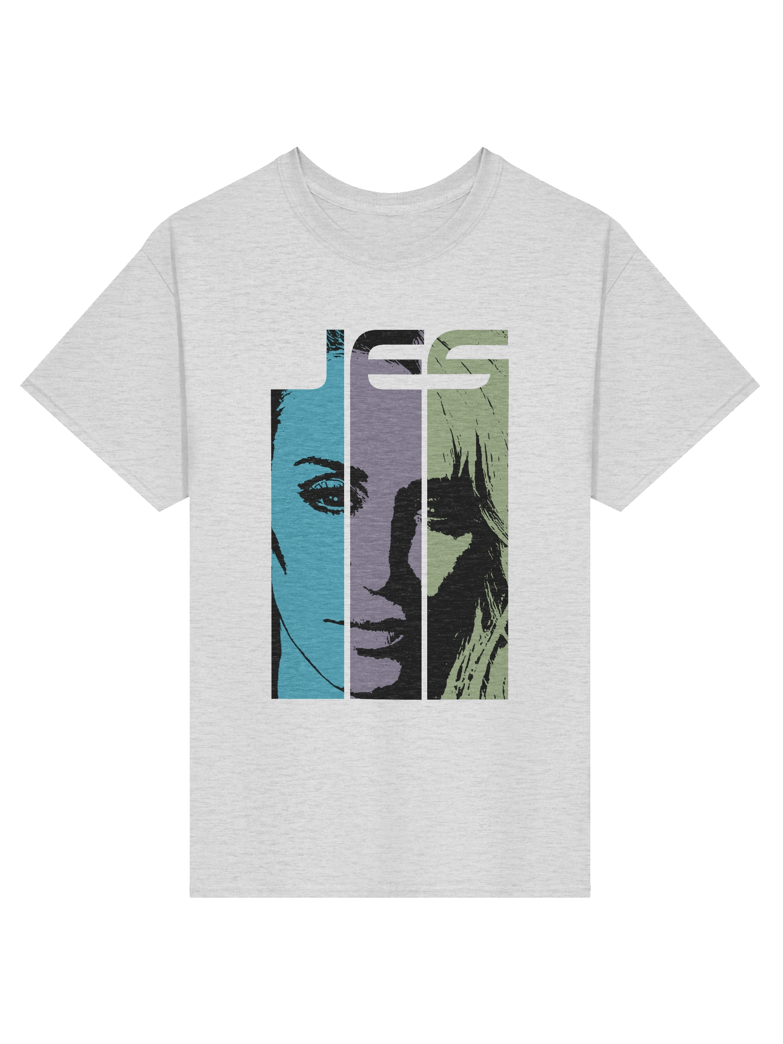 JES Classic Ash Grey Cotton Tee product image (1)