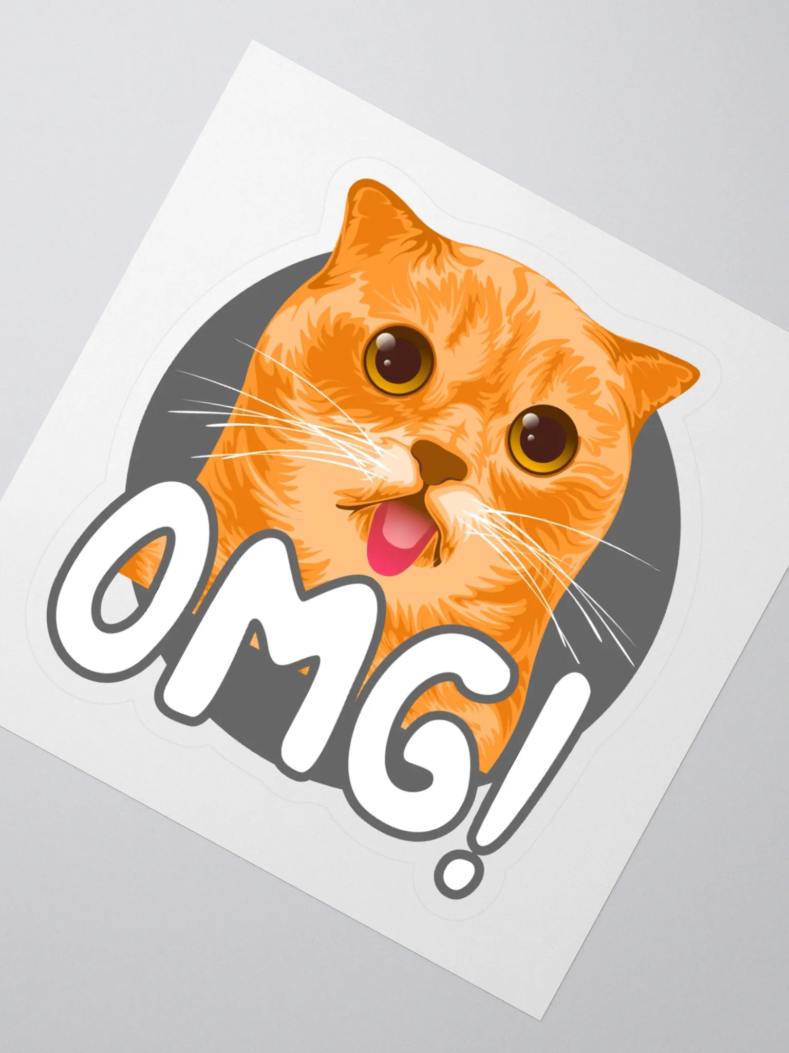 OMG! Surprise Cat Kiss Cut Stickers product image (2)