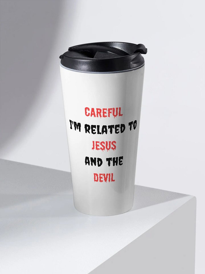Related to Jesus and the Devil Stainless Steel Travel Mug product image (2)