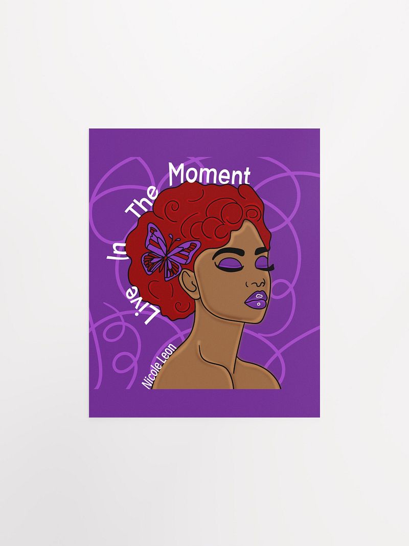 In The Moment - Tranquil Redhead Poster