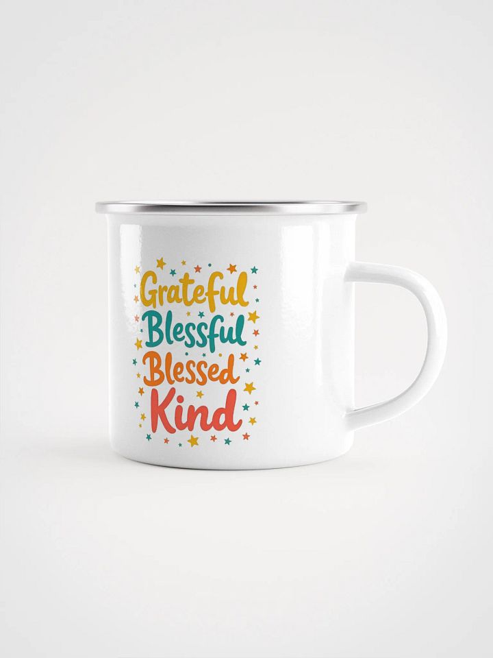 Grateful Kindness Enamel Mug product image (1)