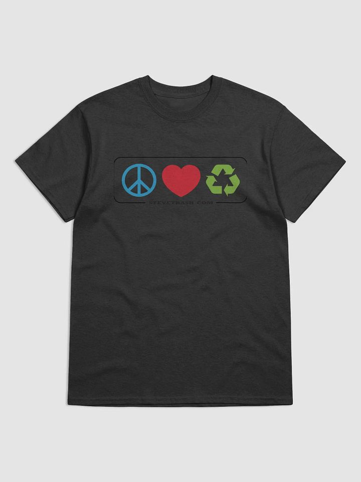 Peace, Love, Recycle T-Shirt product image (1)