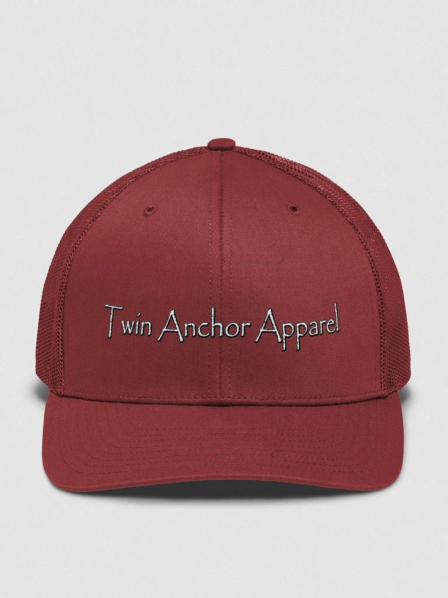 White Twin Anchor Apparel Richardson Trucker Hat product image (1)