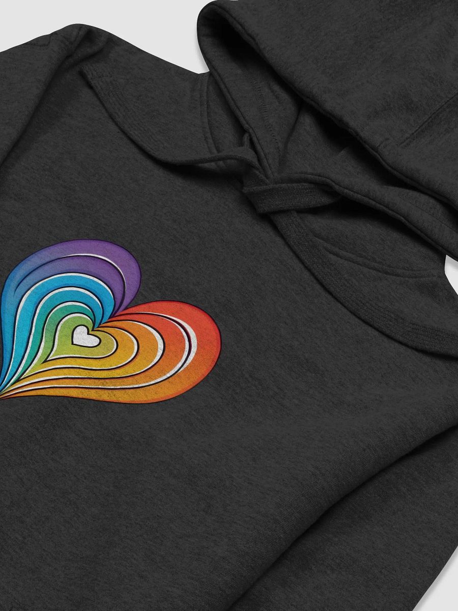 Heart logo hooded sweatshirt product image (3)
