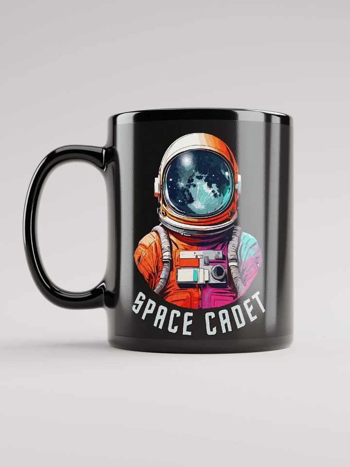 Novelty Graphic | Black Coffee Mug | Space Cadet product image (1)