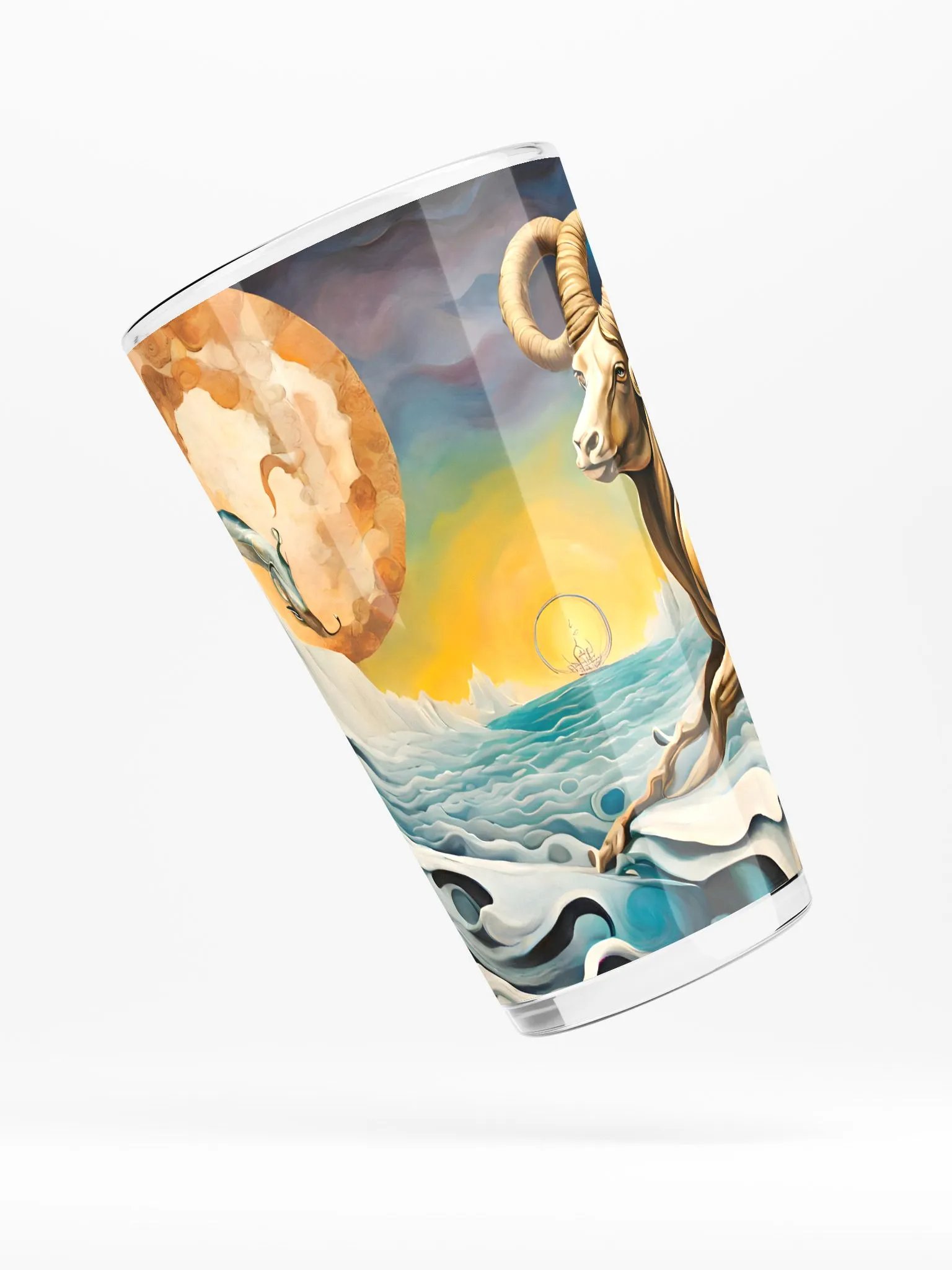 Capricorn - Salvador Dalí Zodiac Decoded: Unveiling Dalí's Surreal Cosmic Delirium product image (4)