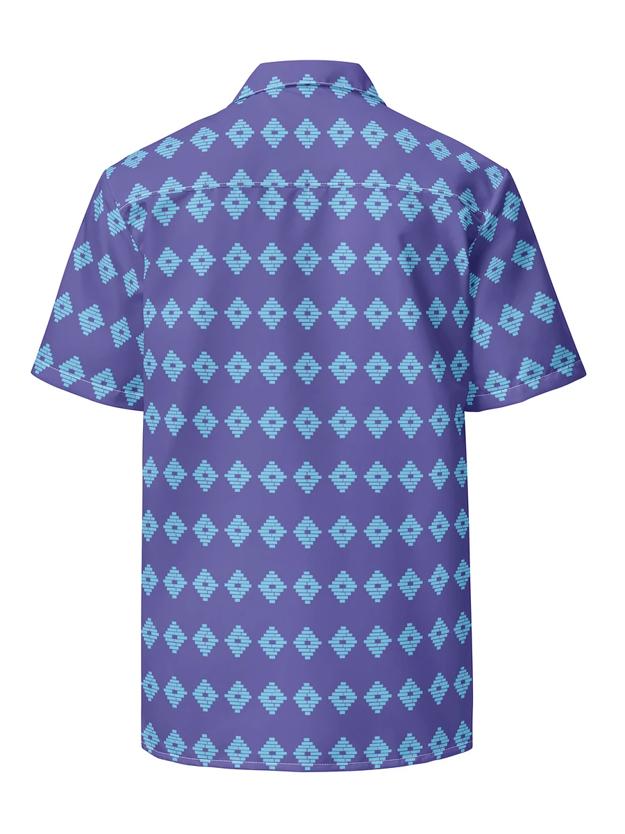 Anacostia Community Museum Button-Up Shirt (Purple/Blue) Image 2