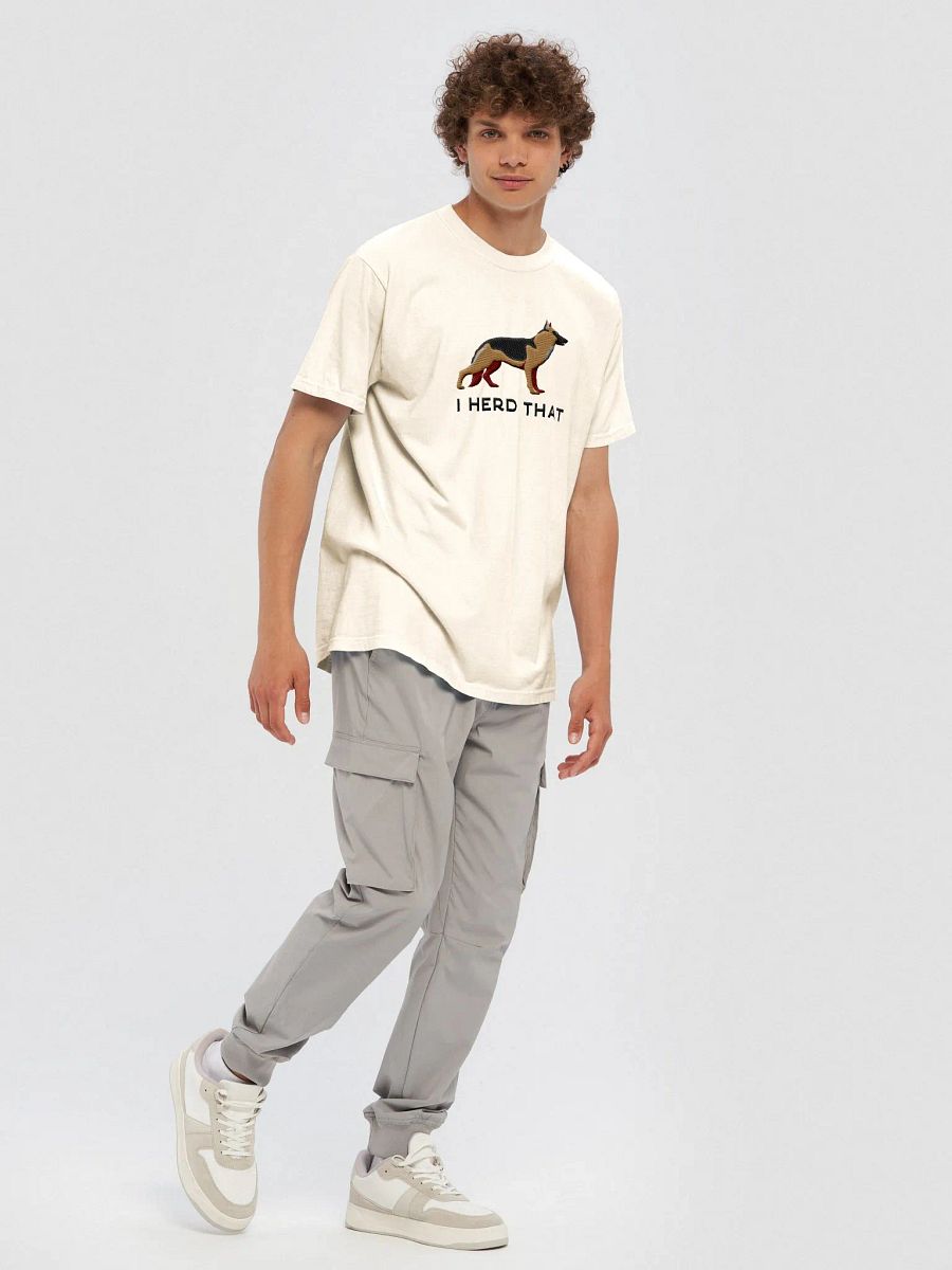 I Herd That T-Shirt(Embroidered) of a German Shepherd product image (10)