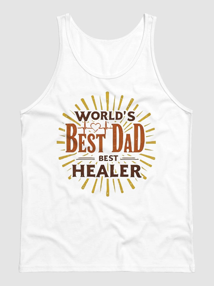 Best Dad Best Healer Tank product image (4)