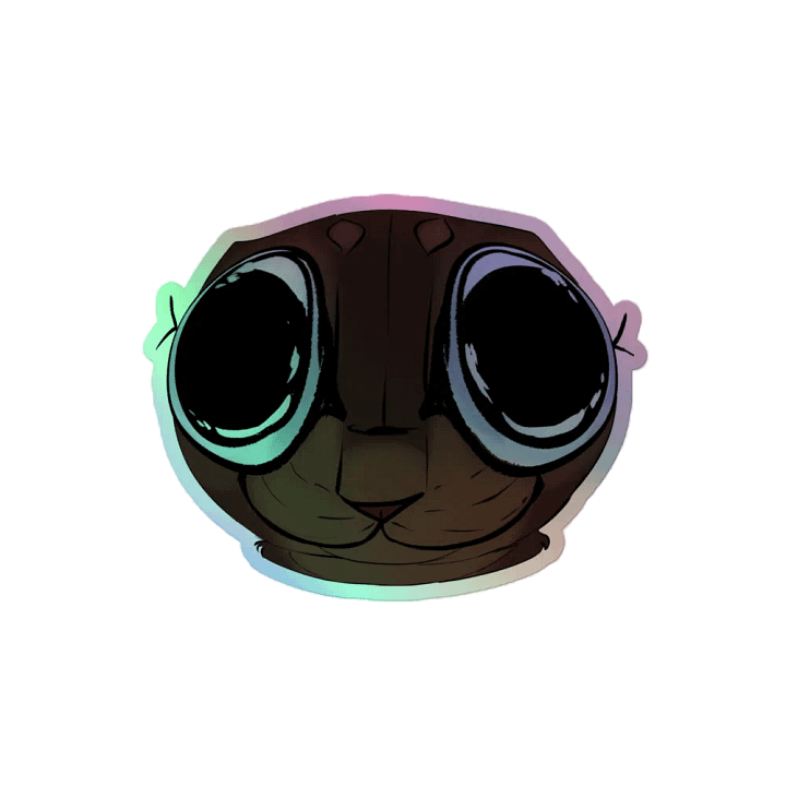 too close for comfort briarlight || holographic sticker product image (2)