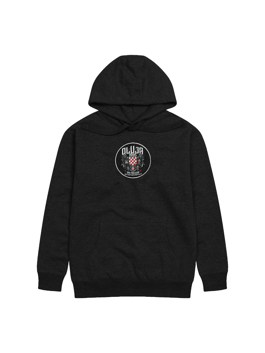 Croatian Pride Checkered Emblem Premium Hoodie product image (4)