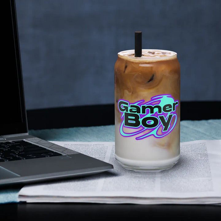 Gamer Boy Glass Cup product image (2)