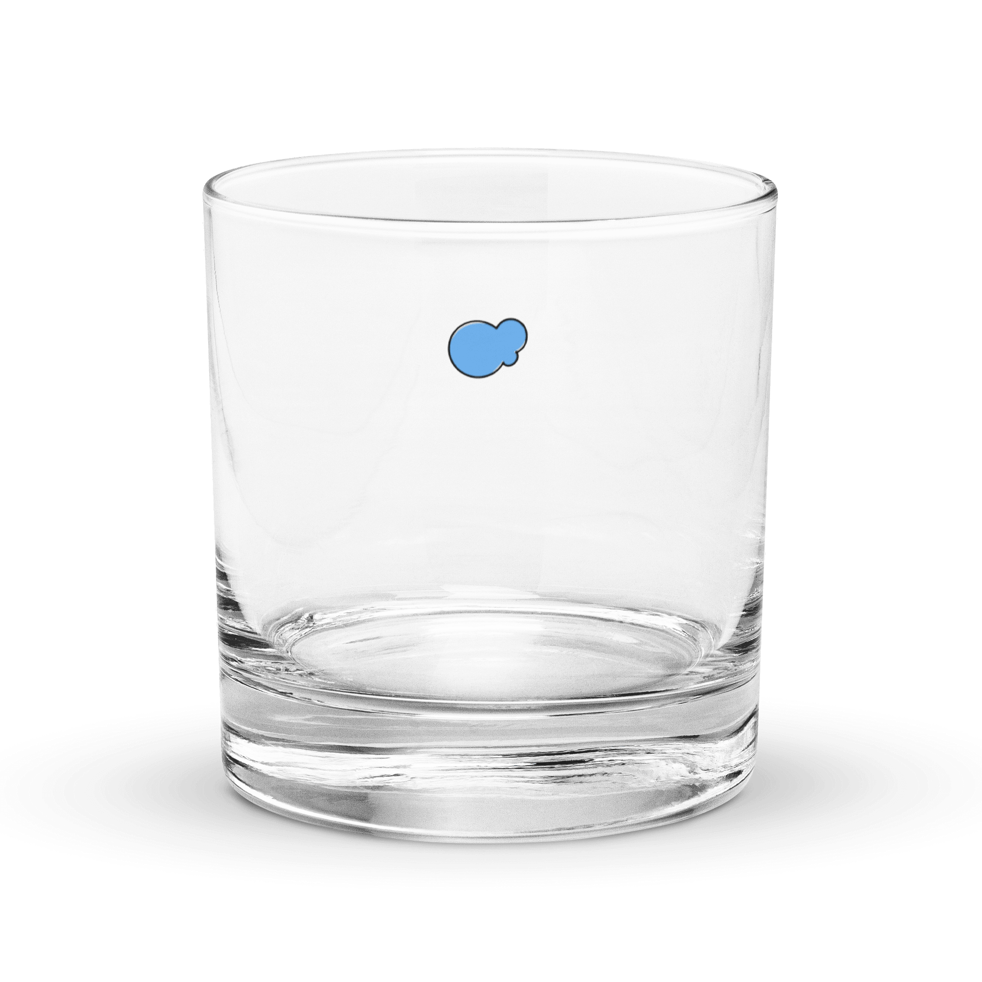 Cloud Emblem Rocks Glass product image (1)