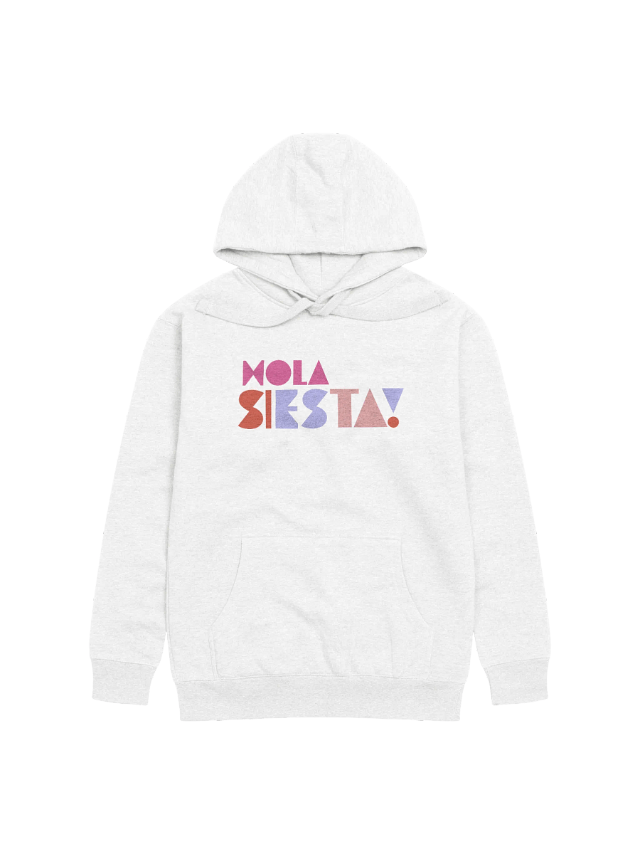 Hola Siesta Cotton Heritage Unisex Premium Hoodie White product image (1)