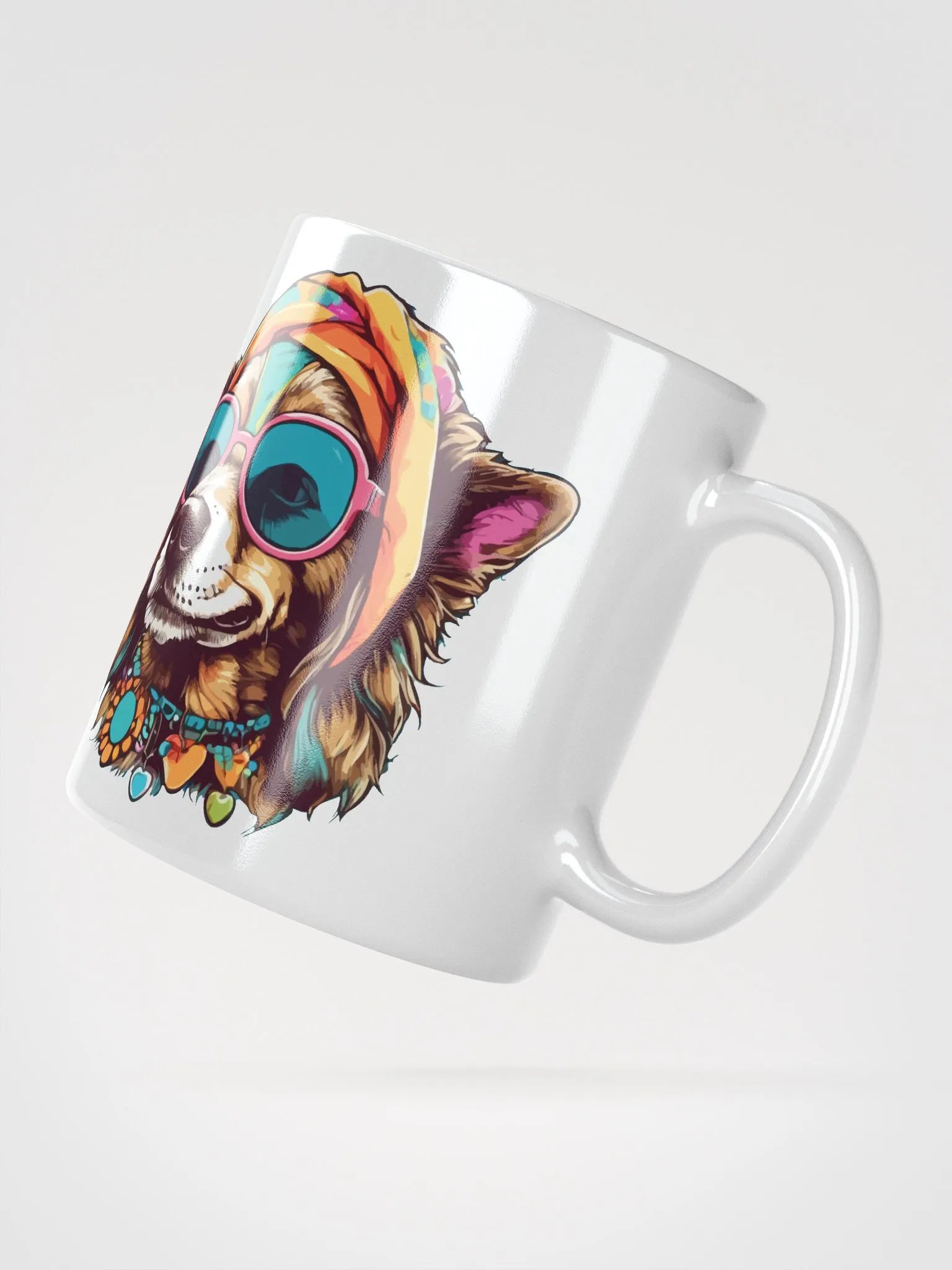 Hippie Dog 10 , Mug product image (3)