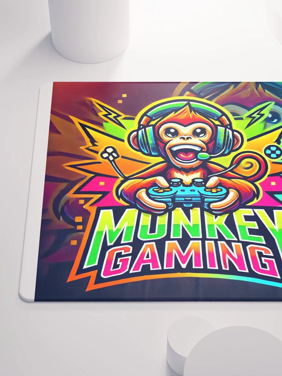 🐵🎮 Monkey Gaming Logo Mouse Pad 🖱️✨ product image (10)