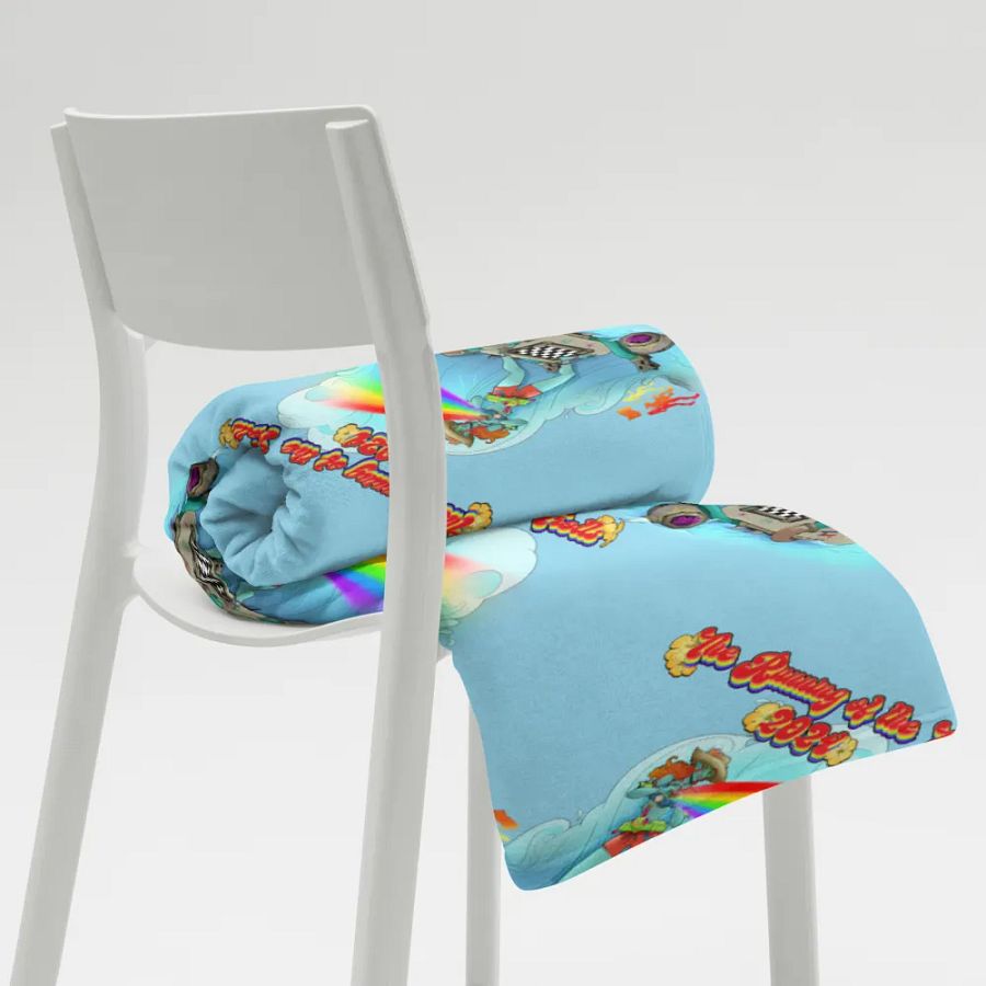 Running of the Trolls Rainbow Blanket Pattern product image (8)