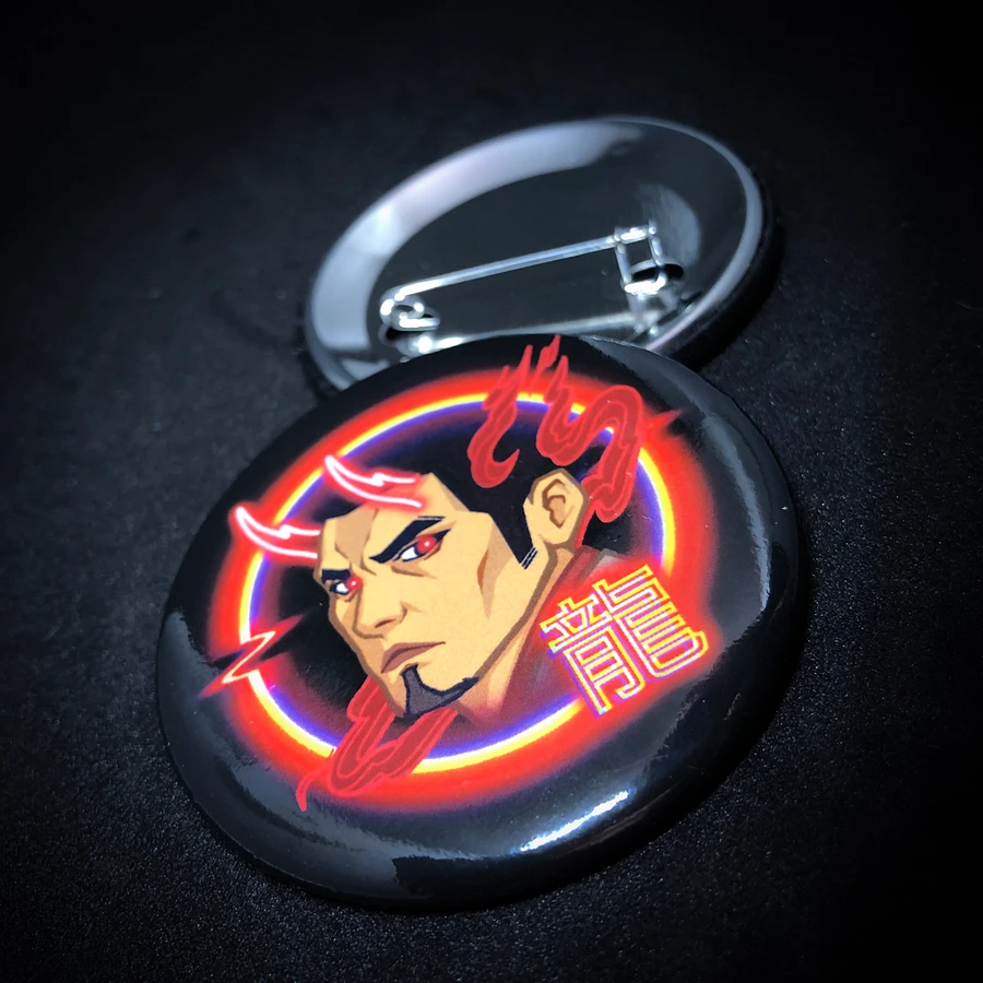 Dragon of Dojima - Button Pin product image (2)