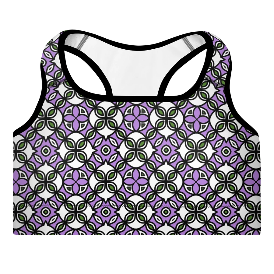 Gender Queer Abstract (1) - Padded Sports Bra product image (3)