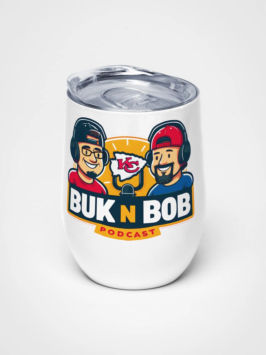 Buk N Bob Podcast Wine Tumbler product image (5)