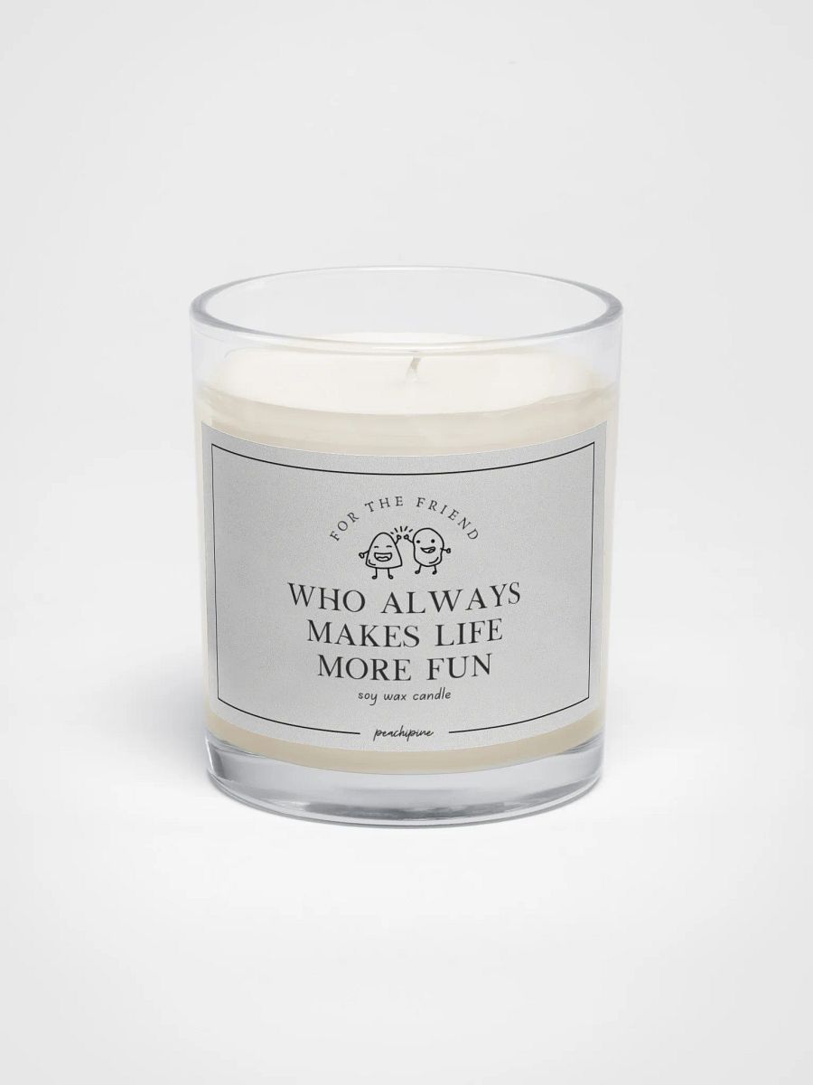 Fun & Cozy Soy Candle – Gift for Best Friend, Appreciation Candle for Friendship product image (1)