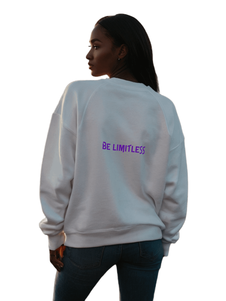Be Limitless Purple Statement Sweatshirt product image (2)