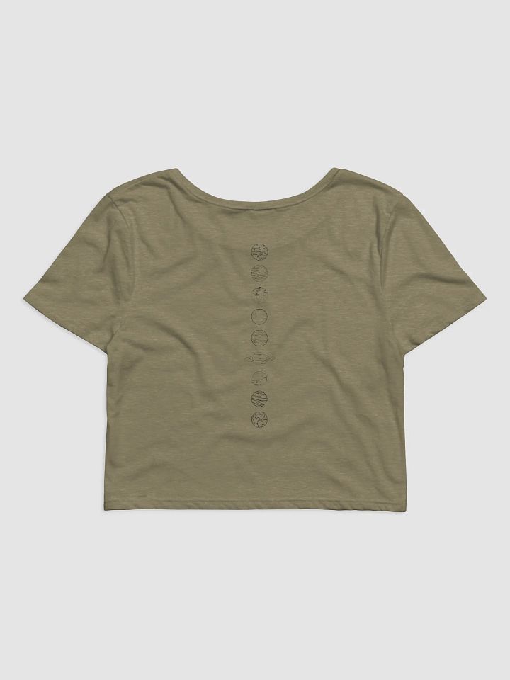 PW crop top with planets on the back product image (2)