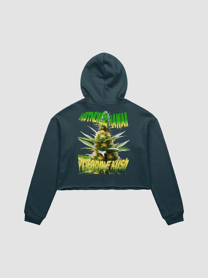HI5TNDRDZ Pineapple Kush Strain Crop Hoodie product image (2)