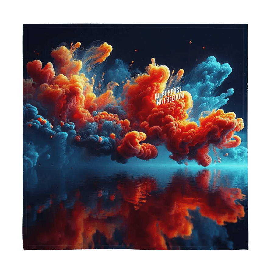 Cosmic Clouds Cloth Napkin Set | AI Design no purpose no freedom product image (12)