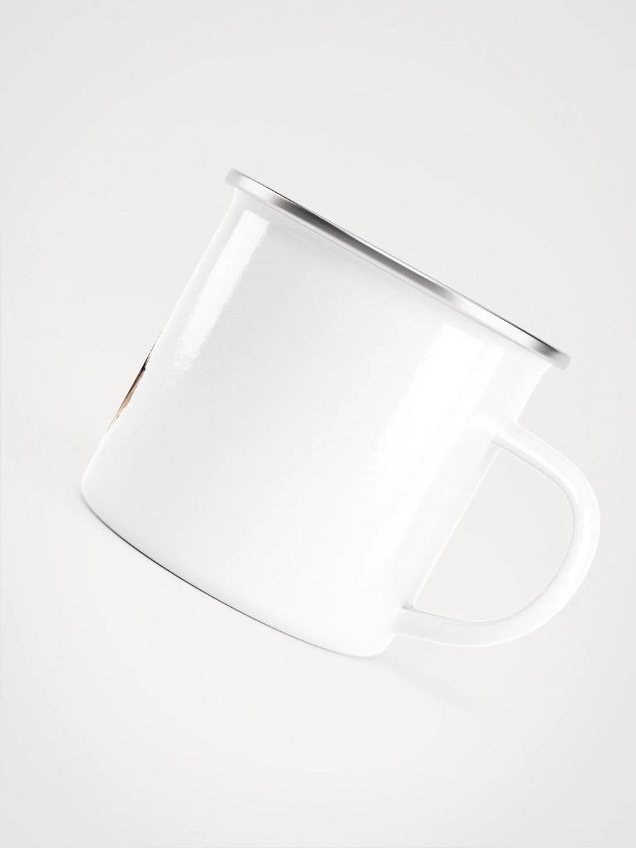 Whiskered Wanderlust Enamel Mug product image (5)