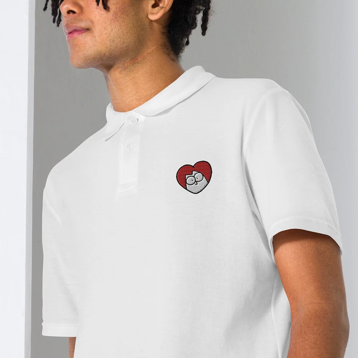 Embroidered Heart Polo Shirt product image (1)